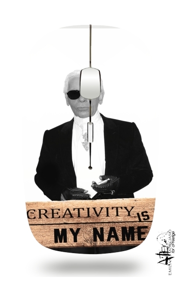  Karl Lagerfeld Creativity is my name for Wireless optical mouse with usb receiver