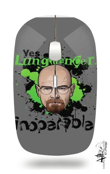  LungCancer Breaking Bad for Wireless optical mouse with usb receiver
