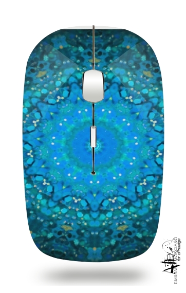  SEAFOAM BLUE for Wireless optical mouse with usb receiver