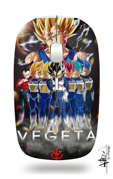  Vegeta Prince of destruction for Wireless optical mouse with usb receiver