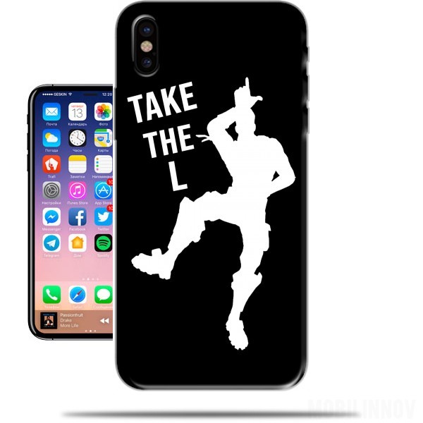 case take the l fortnite celebration griezmann for iphone x iphone xs - fortnite iphone x case