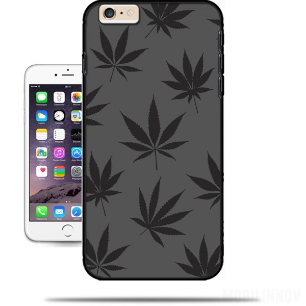 Cannabis Leaf Pattern Iphone 6 Plus 5.5 Case - Wallet Case