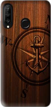 Wooden Anchor HTC Desire 601 Case - Wallet Case