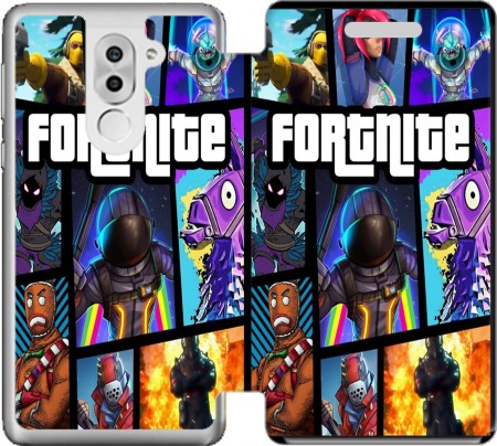 wallet case fortnite battle royale art feat gta for huawei honor 6x divider product - honor 6x fortnite