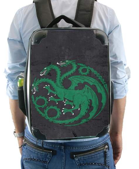  Flag Dragon House Green for Backpack