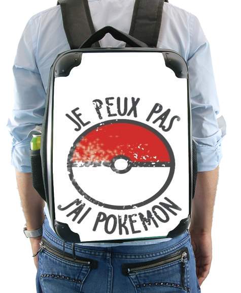  Je peux pas j ai Pokemon for Backpack