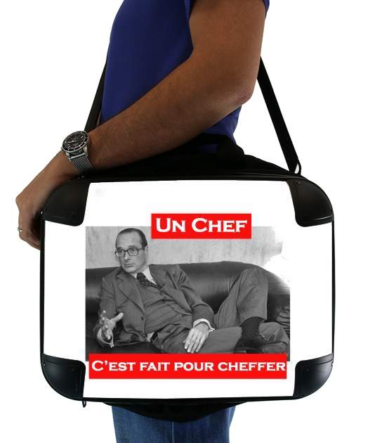  Chirac Un Chef cest fait pour cheffer for Laptop briefcase 15" / Notebook / Tablet