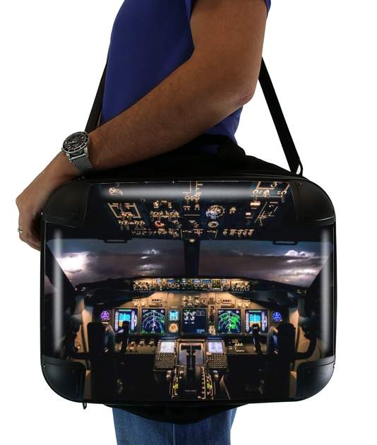  Cockpit Aircraft for Laptop briefcase 15" / Notebook / Tablet