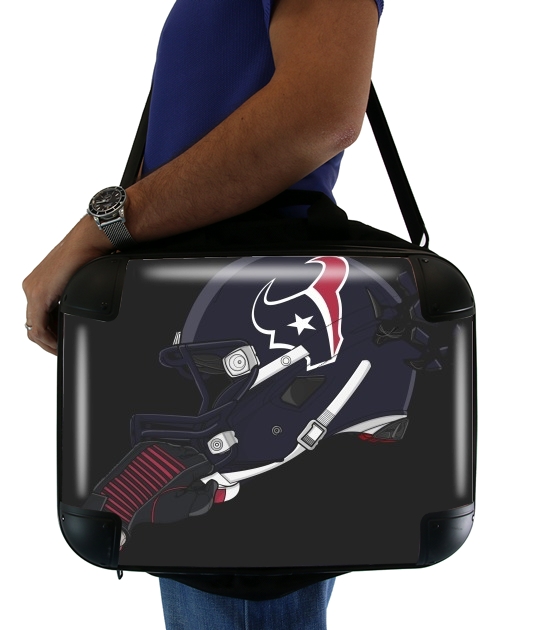  Football Helmets Houston for Laptop briefcase 15" / Notebook / Tablet