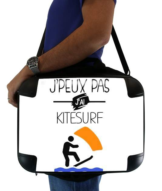  Je peux pas jai kitesurf for Laptop briefcase 15" / Notebook / Tablet