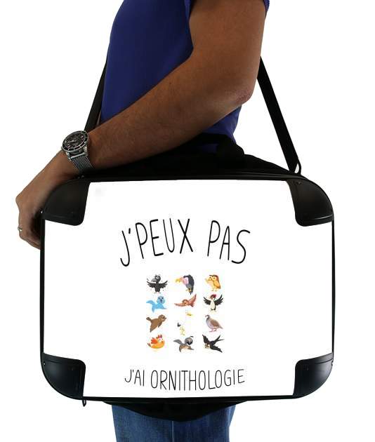  Je peux pas jai ornithologie for Laptop briefcase 15" / Notebook / Tablet