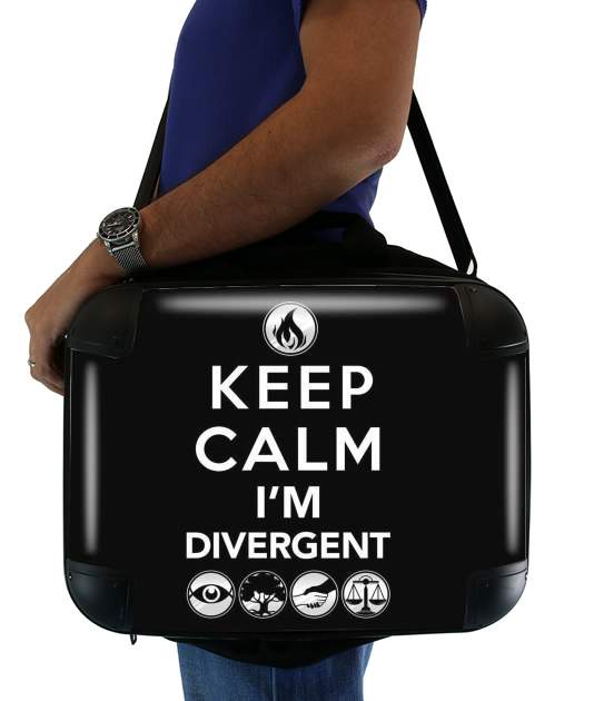  Keep Calm Divergent Faction for Laptop briefcase 15" / Notebook / Tablet