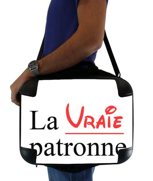  La vraie patronne for Laptop briefcase 15" / Notebook / Tablet