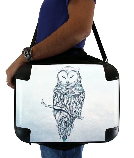  Snow Owl for Laptop briefcase 15" / Notebook / Tablet