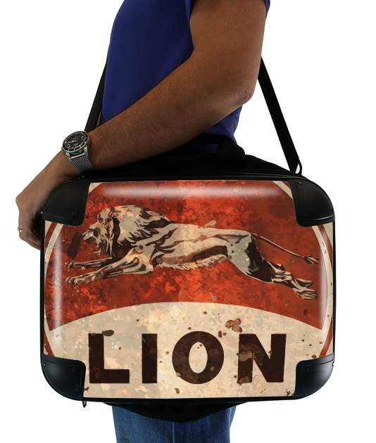  Vintage Gas Station Lion for Laptop briefcase 15" / Notebook / Tablet