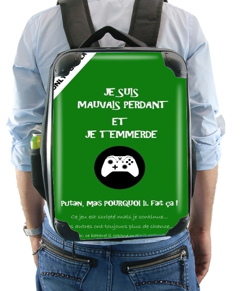  Mauvais perdant - Vert Xbox for Backpack