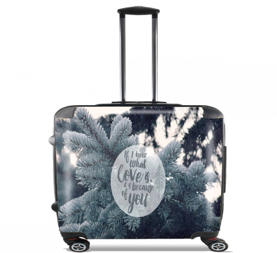  Because of You for Wheeled bag cabin luggage suitcase trolley 17" laptop