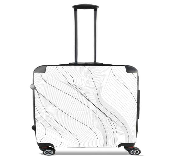  Black Lines for Wheeled bag cabin luggage suitcase trolley 17" laptop