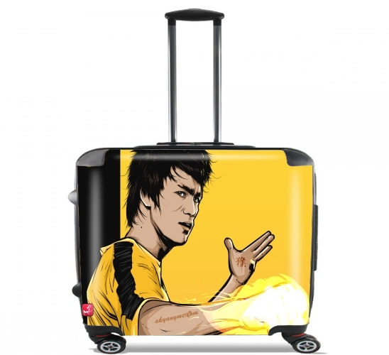  Bruce The Path of the Dragon for Wheeled bag cabin luggage suitcase trolley 17" laptop
