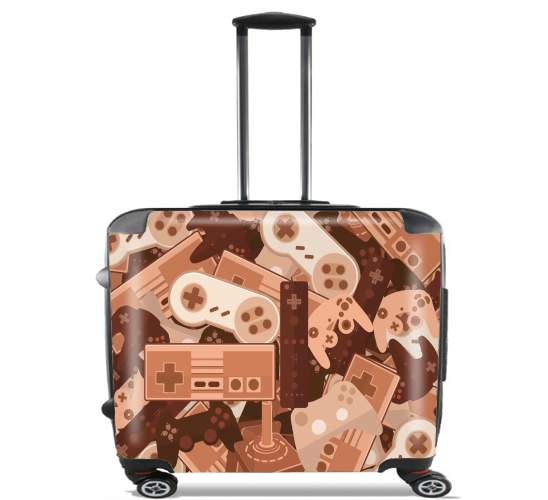  Chocolate Gamers for Wheeled bag cabin luggage suitcase trolley 17" laptop