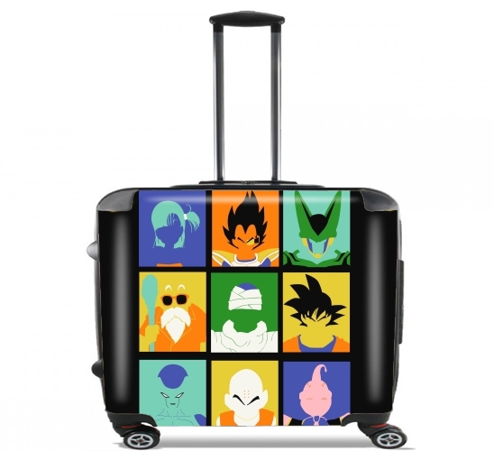  Dragon pop for Wheeled bag cabin luggage suitcase trolley 17" laptop