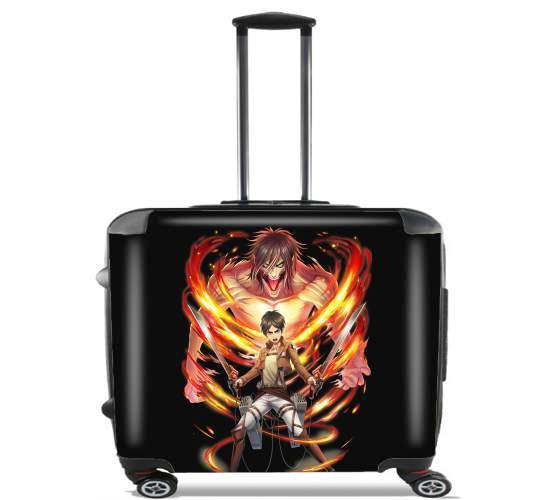  Eren Jaeger for Wheeled bag cabin luggage suitcase trolley 17" laptop