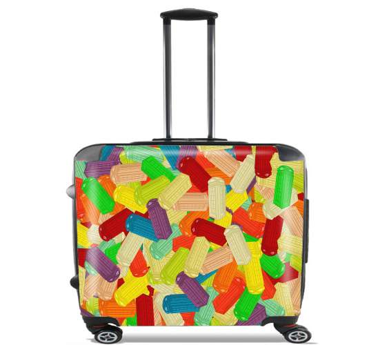  Gummy London Phone  for Wheeled bag cabin luggage suitcase trolley 17" laptop