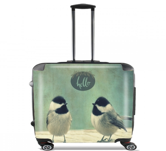  Hello Birds for Wheeled bag cabin luggage suitcase trolley 17" laptop