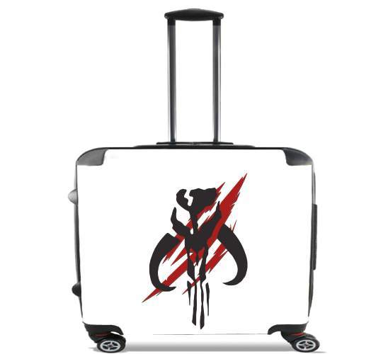  Mandalorian symbol for Wheeled bag cabin luggage suitcase trolley 17" laptop