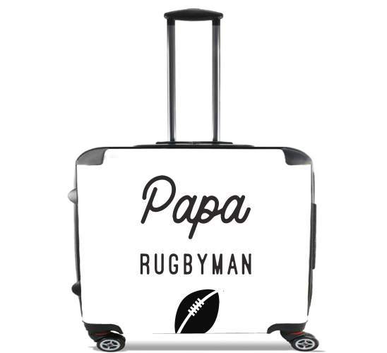  Papa Rugbyman for Wheeled bag cabin luggage suitcase trolley 17" laptop