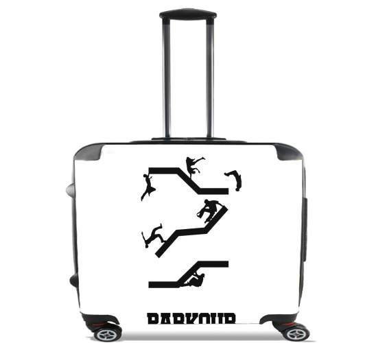  Parkour for Wheeled bag cabin luggage suitcase trolley 17" laptop