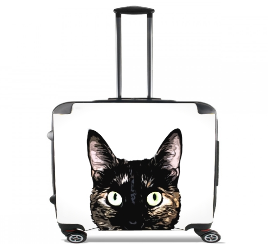  Peeking Cat for Wheeled bag cabin luggage suitcase trolley 17" laptop