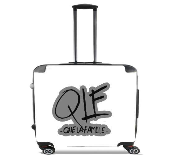  Que la famille QLE for Wheeled bag cabin luggage suitcase trolley 17" laptop