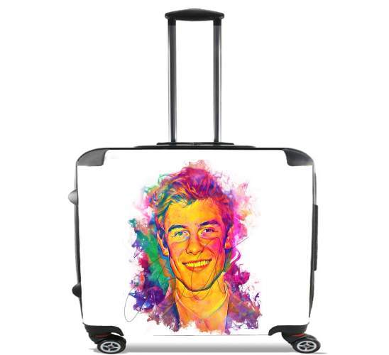  Shawn Mendes - Ink Art 1998 for Wheeled bag cabin luggage suitcase trolley 17" laptop