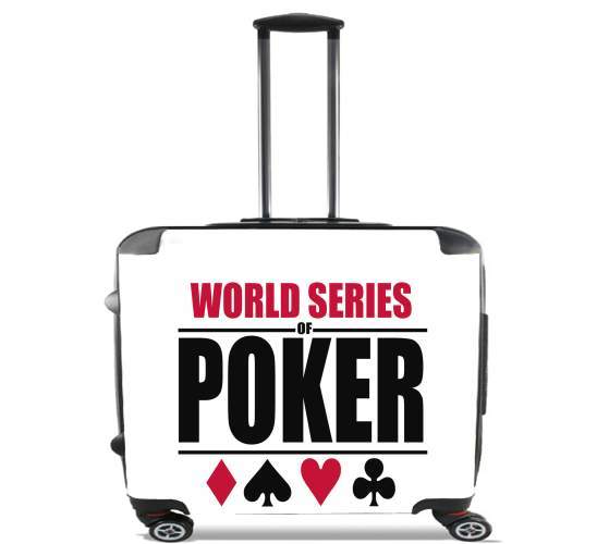  World Series Of Poker for Wheeled bag cabin luggage suitcase trolley 17" laptop