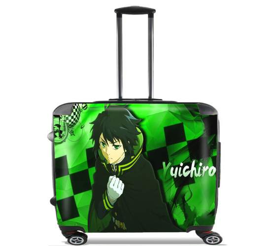  yuichiro green for Wheeled bag cabin luggage suitcase trolley 17" laptop