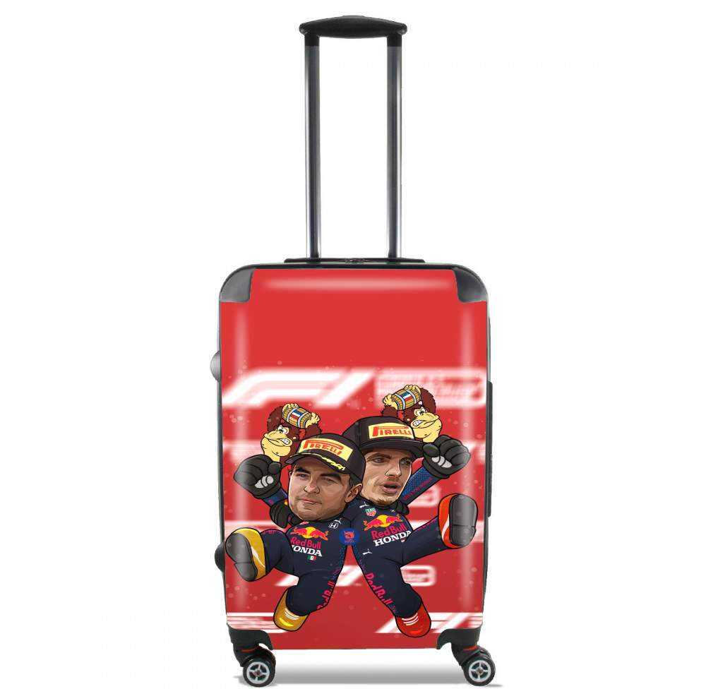  Checo Perez And Max Verstappen for Lightweight Hand Luggage Bag - Cabin Baggage