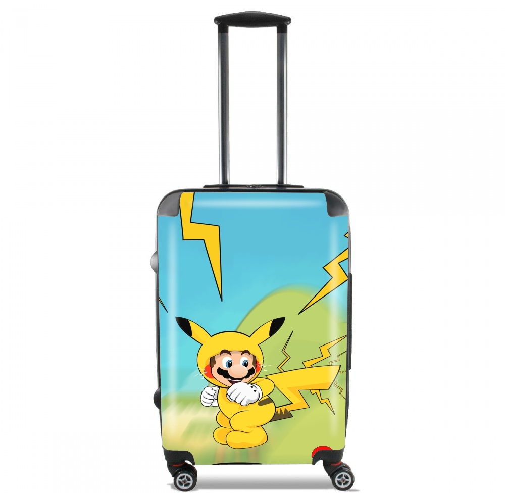  Mario mashup Pikachu Impact-hoo! for Lightweight Hand Luggage Bag - Cabin Baggage